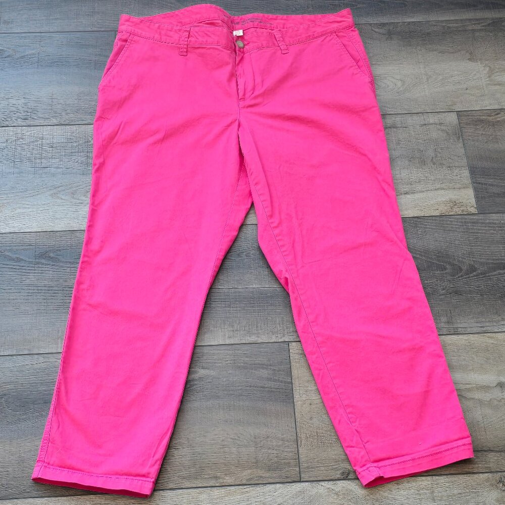 GAP Pink Ankle Cropped Pants